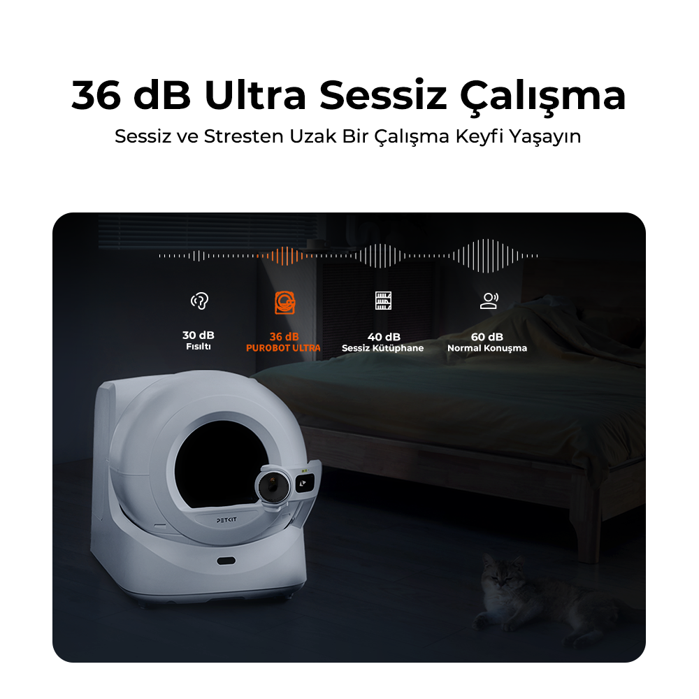 Petkit Purobot Ultra Akıllı Kedi Tuvaleti