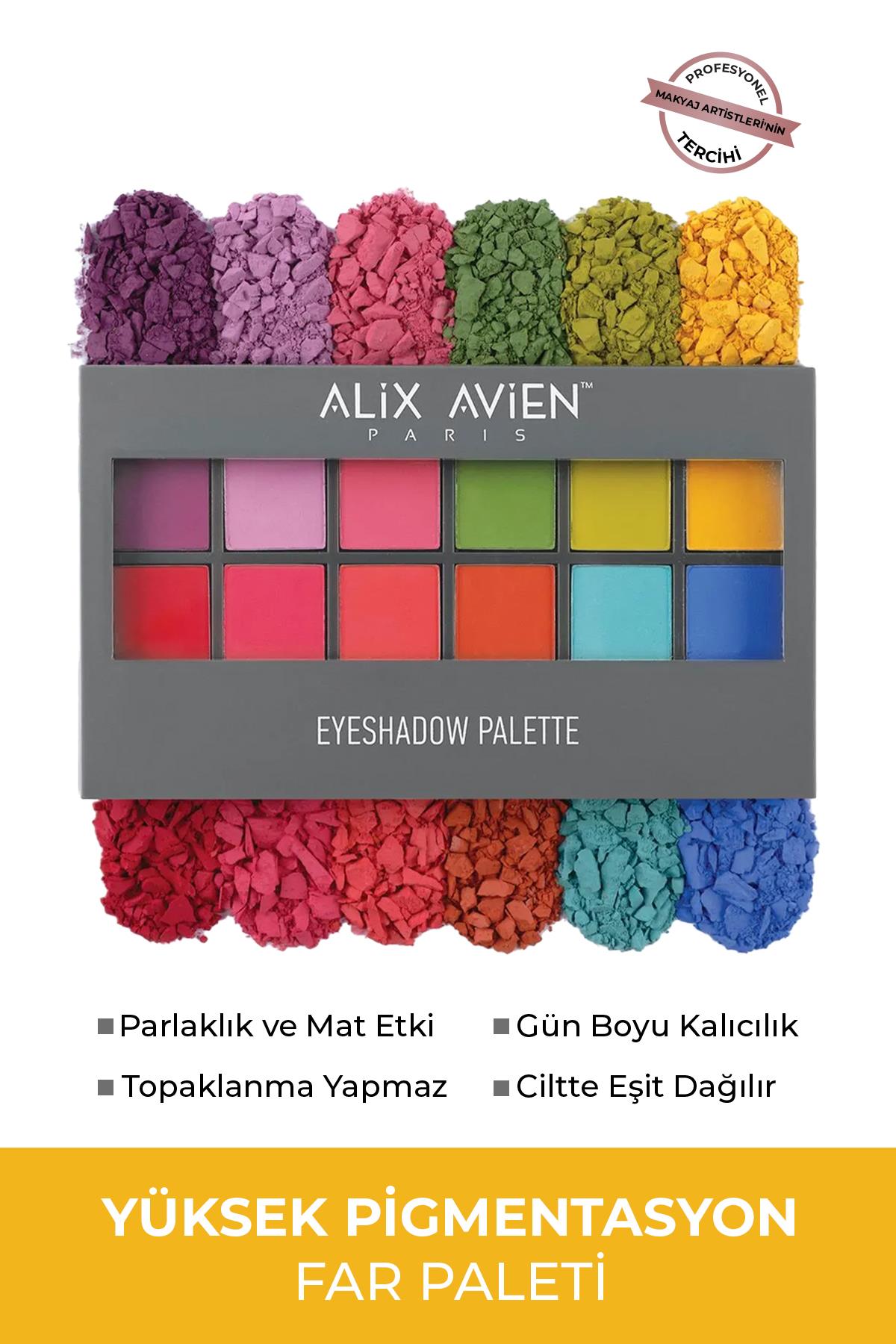 12 li Far Paleti - Eyeshadow Palette 111 Tropical Bouquet 15,6 g