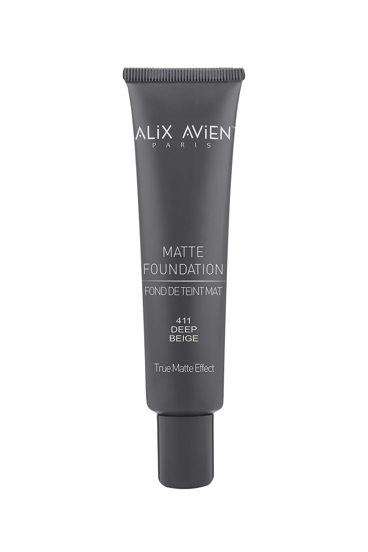 ALIX AVIEN MATTE FOUNDATION MF411 DEEP BEIGE
