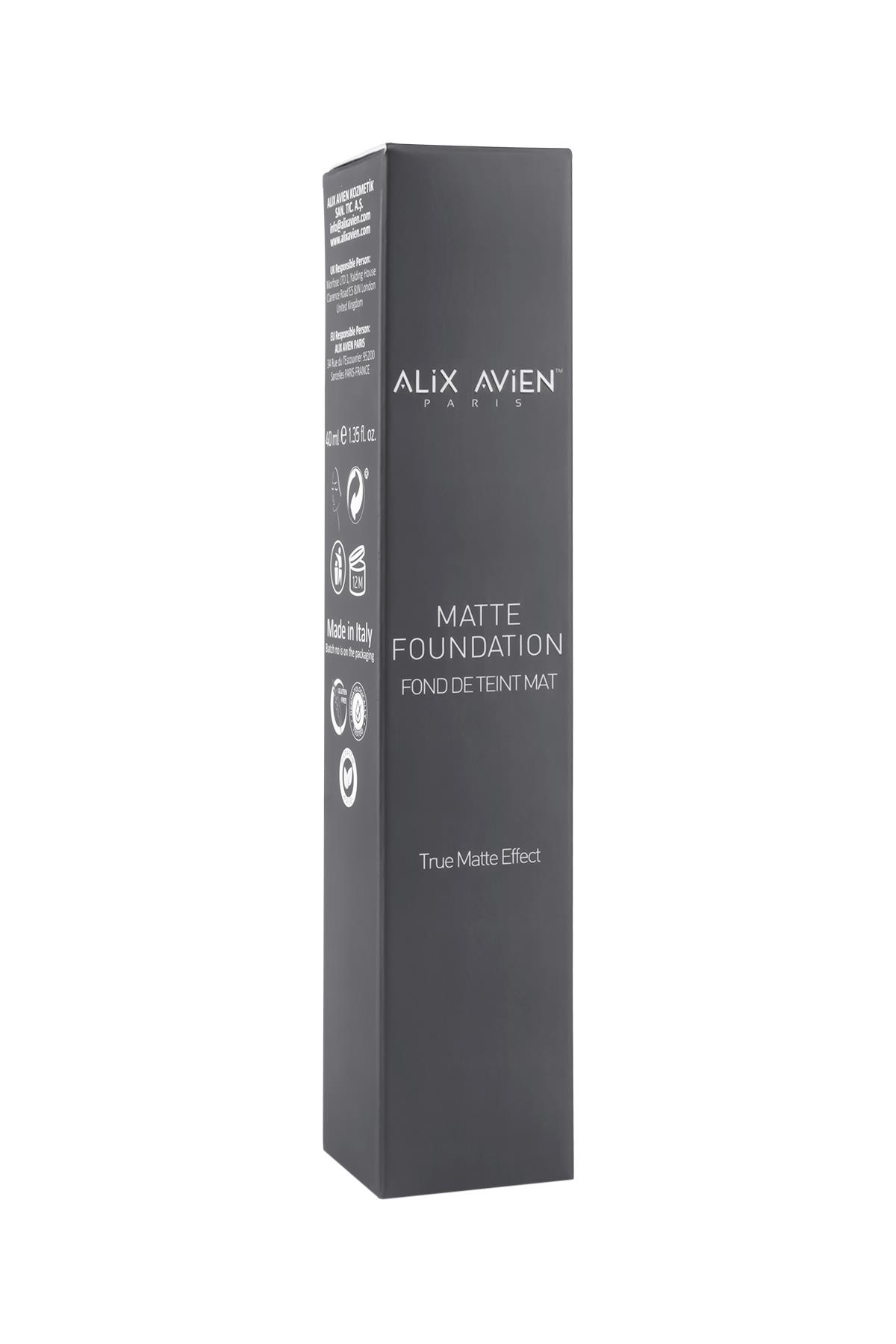 ALIX AVIEN MATTE FOUNDATION MF411 DEEP BEIGE