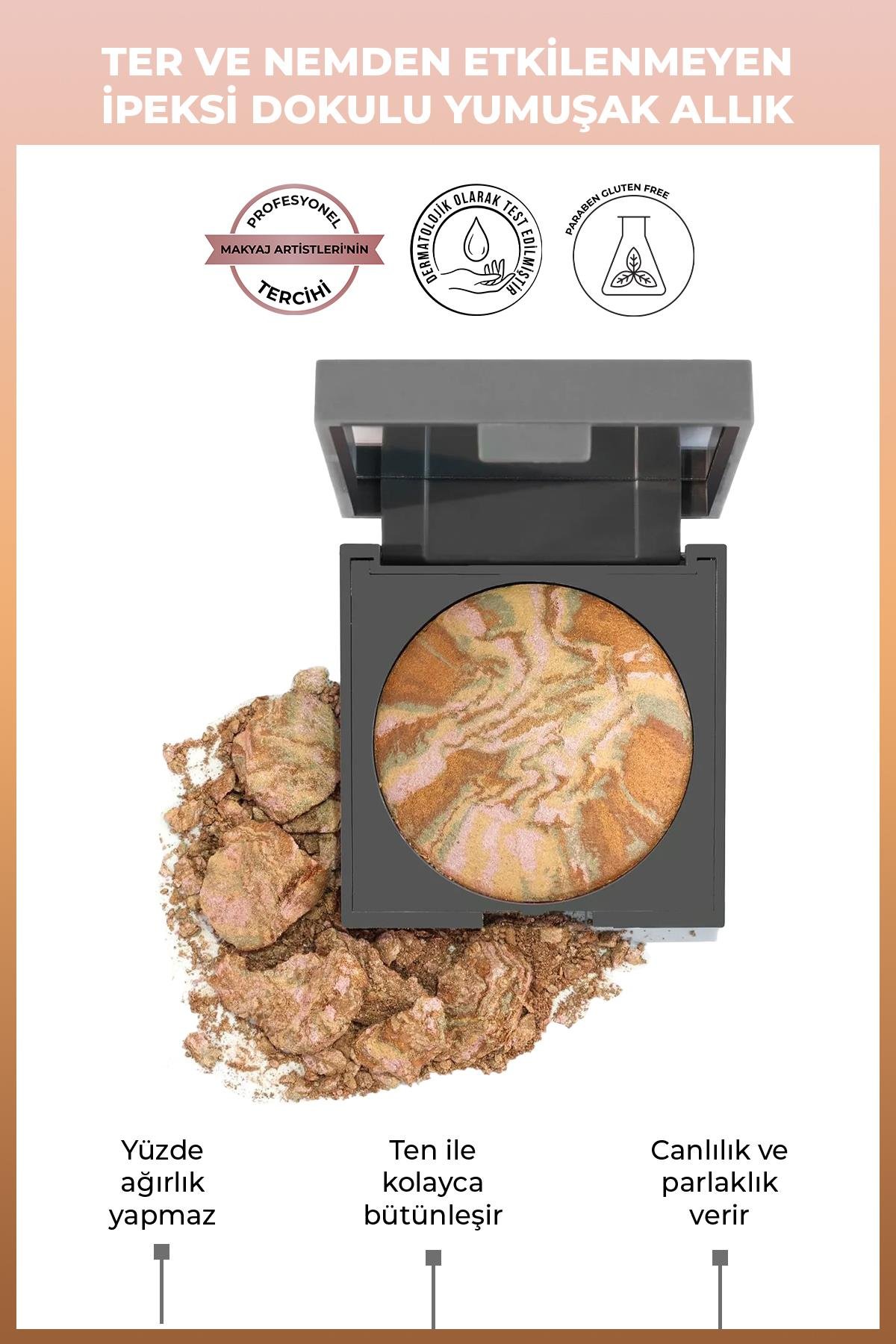 Allık - Baked Blush 101 Marble Peach