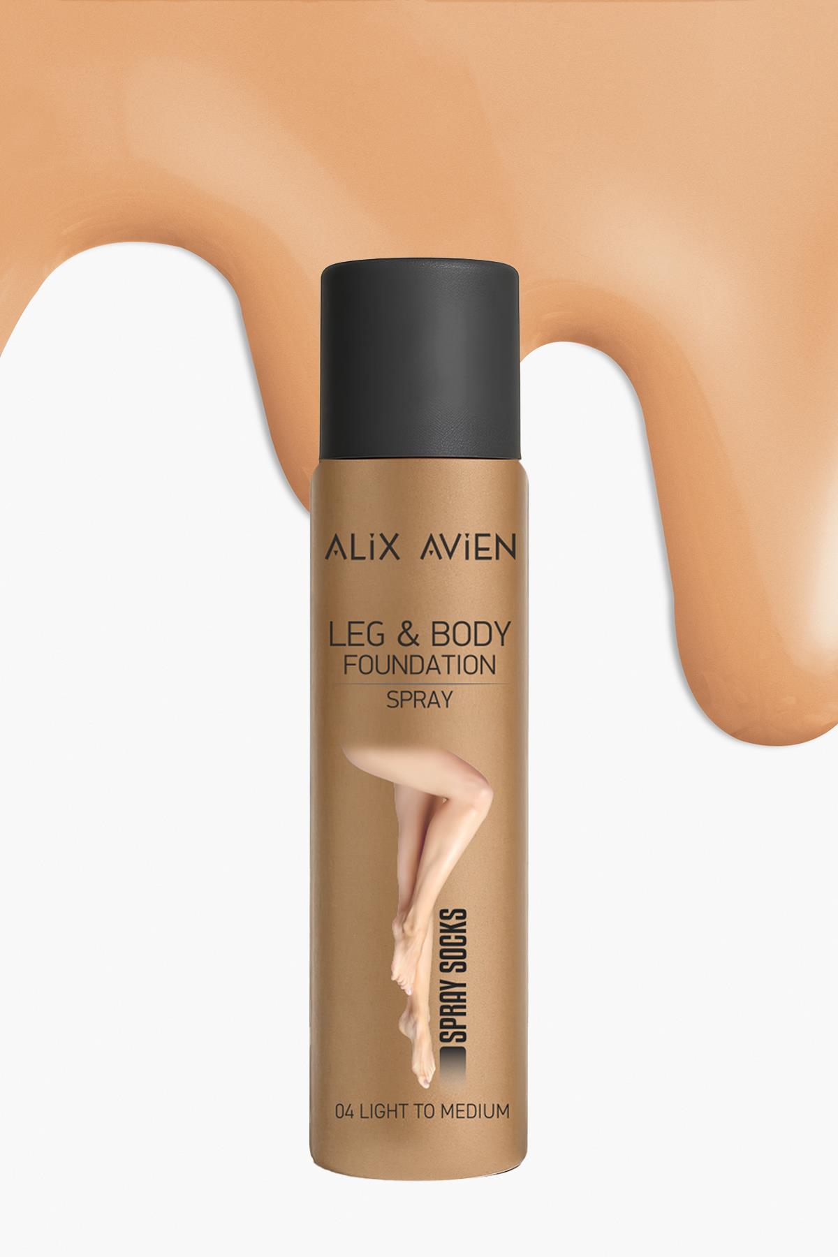 Bacak Fondöteni Light to Medium Bronzlaştırıcı Etki Sprey Çorap - Leg & Body Foundation 75 ml
