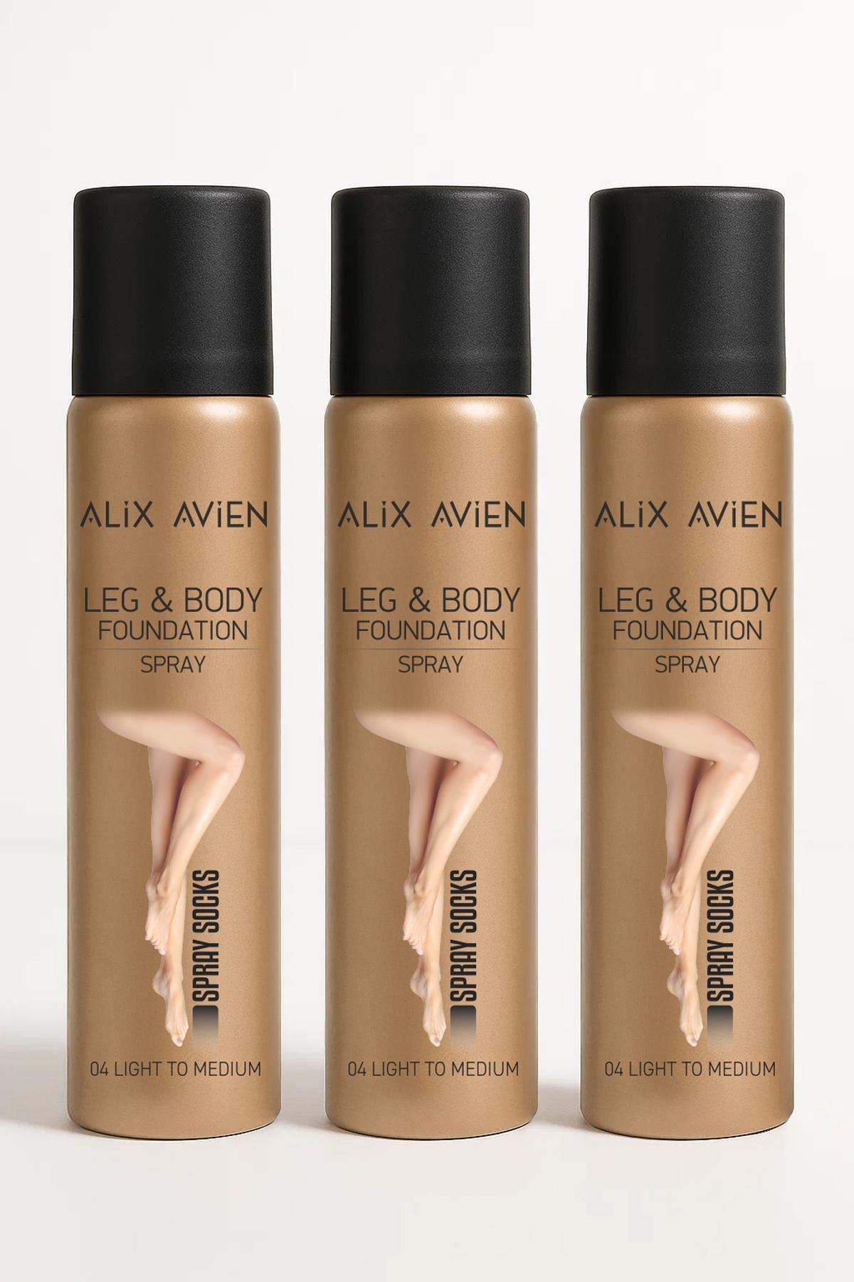 Bacak Fondöteni Light to Medium Bronzlaştırıcı Etki Sprey Çorap - Leg & Body Foundation 75 ml