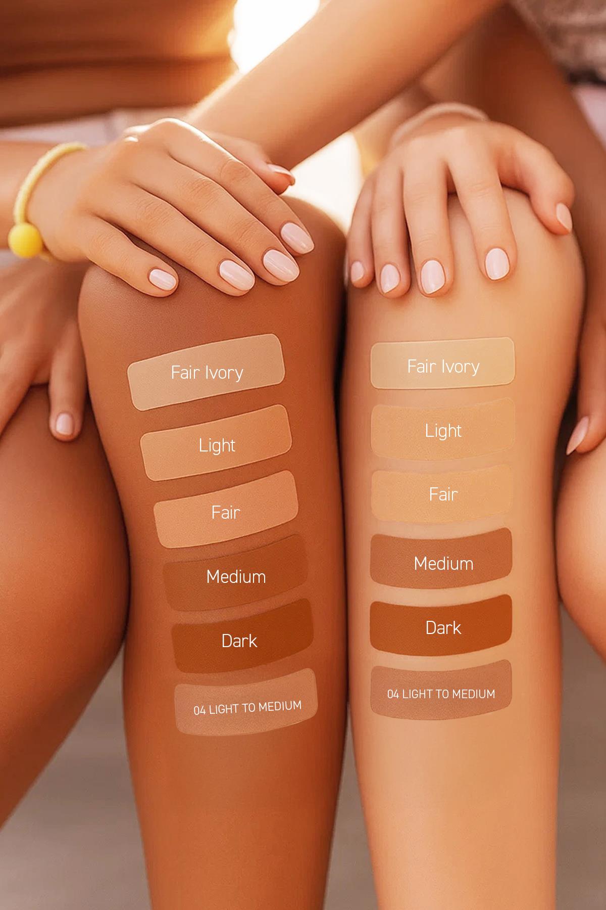 Bacak Fondöteni Light to Medium Bronzlaştırıcı Etki Sprey Çorap - Leg & Body Foundation 75 ml