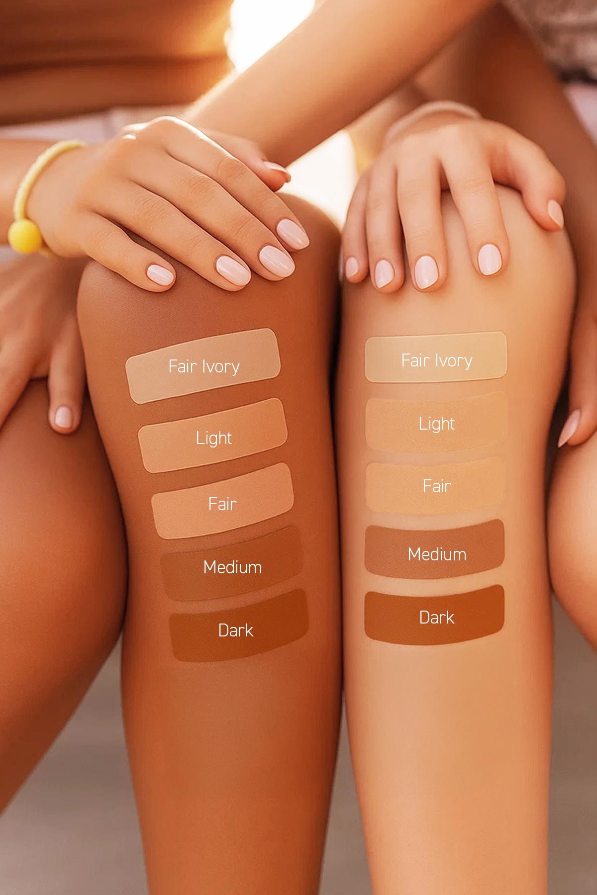 Bacak Fondöteni Light Vücut Makyajı Bronzlaştırıcı Etki Sprey Çorap - Leg & Body Foundation 75 ml