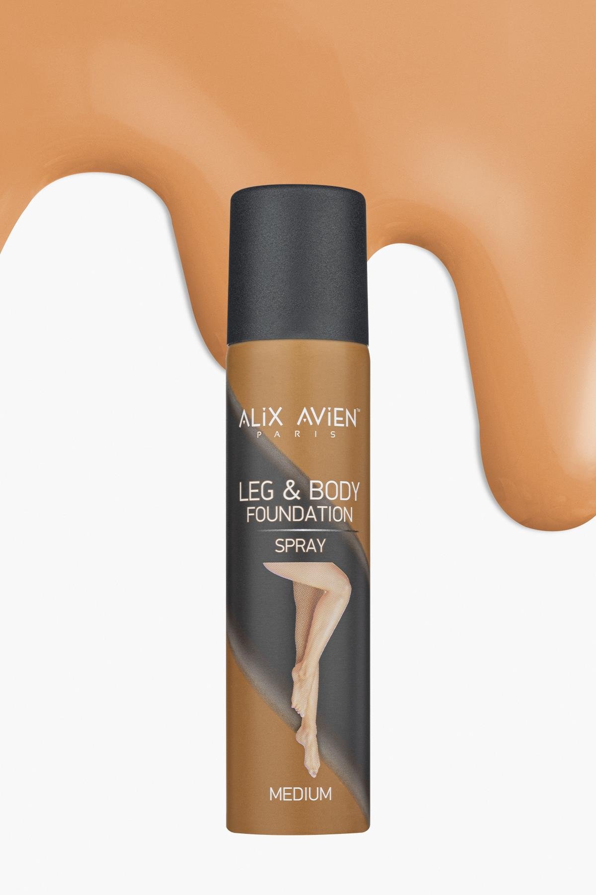 Bacak Fondöteni Medium Vücut Makyajı Bronzlaştırıcı Etki Sprey Çorap - Leg & Body Foundation 75ml