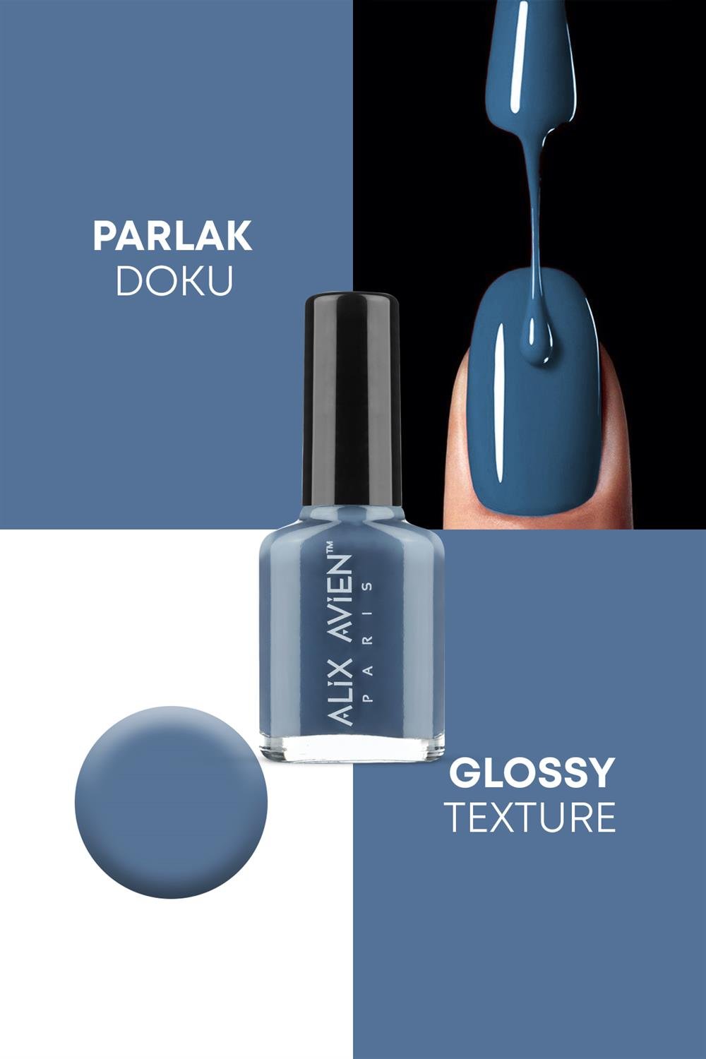 Berrak Mavi Oje 111 - Uzun Süreli Kalıcılık Hızlı Kuruma - Nail Lacquer 111