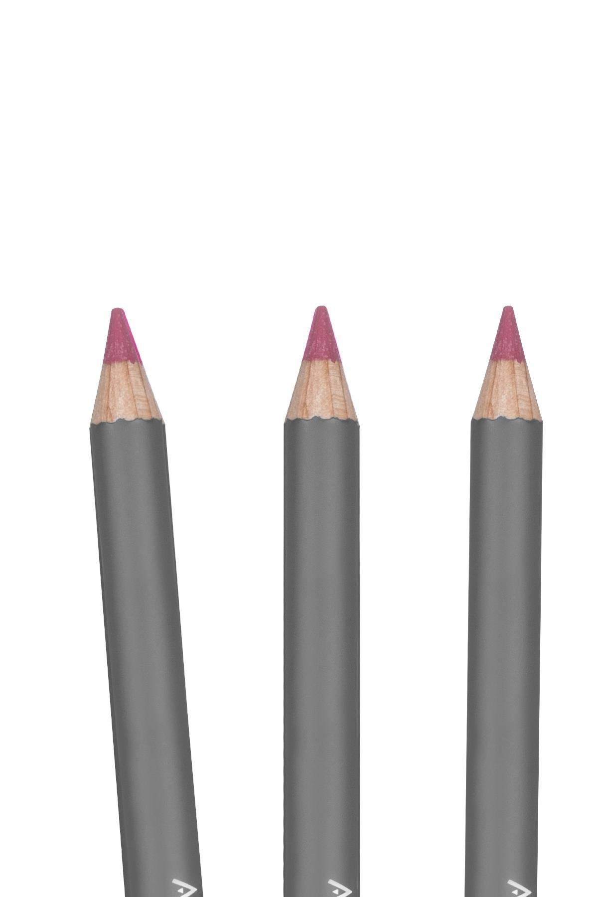 Dudak Kalemi Lipliner Pencil Dusty Red - Dağılma Yapmayan 6 Saate Kadar Kalıcı Etki