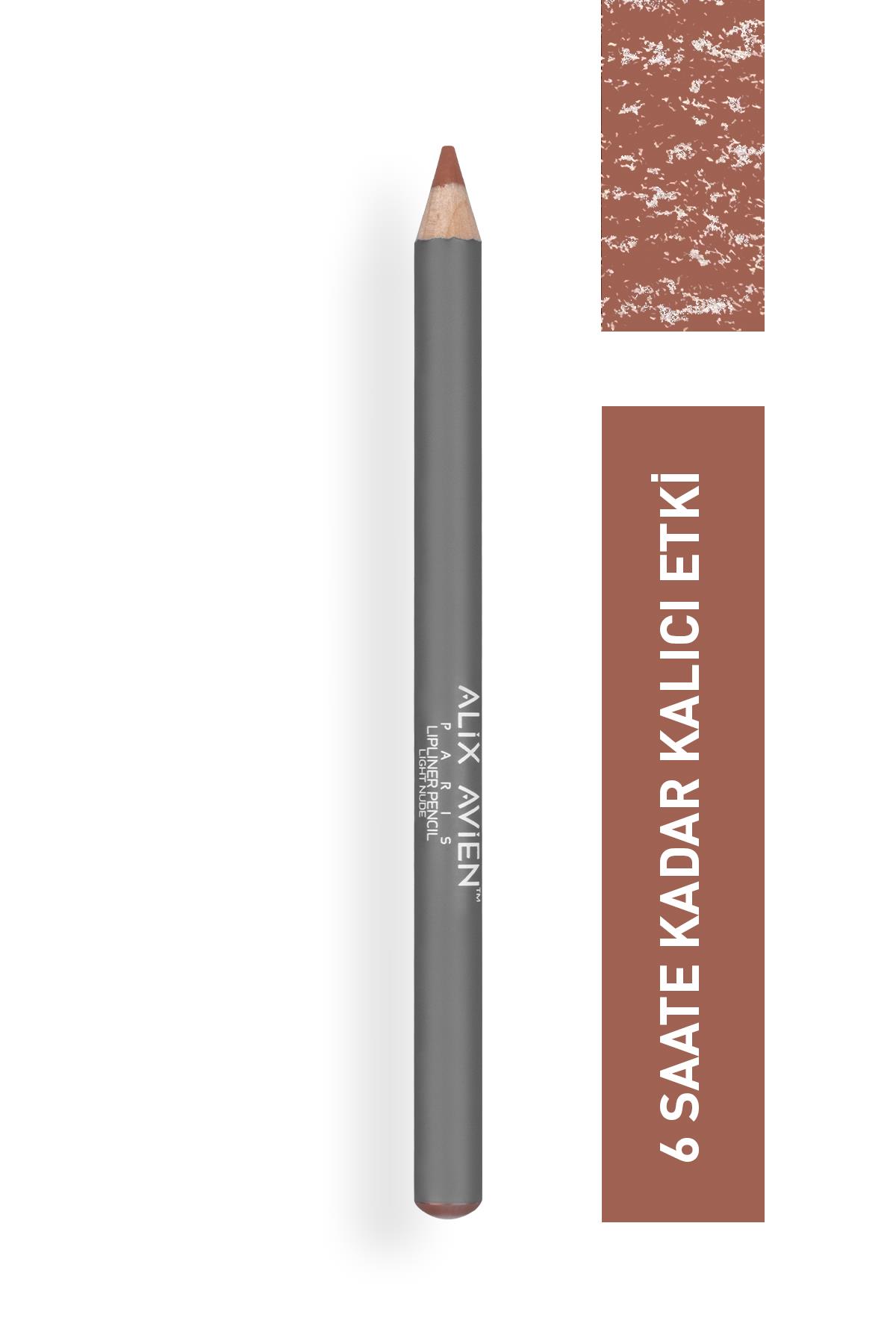 Dudak Kalemi Lipliner Pencil Light Nude - Dağılma Yapmayan 6 Saate Kadar Kalıcı Etki