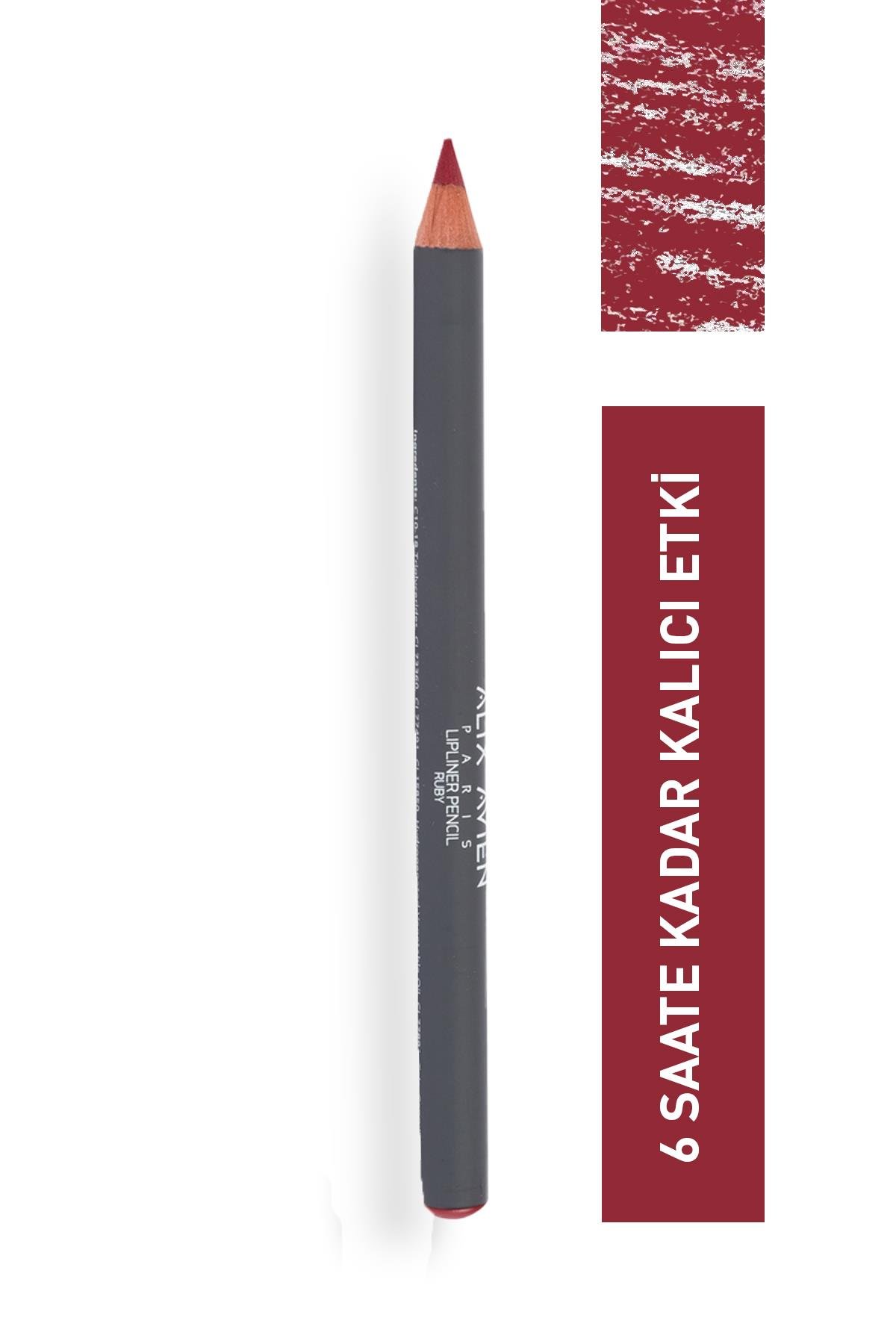Dudak Kalemi Lipliner Pencil Ruby - Dağılma Yapmayan 6 Saate Kadar Kalıcı Etki