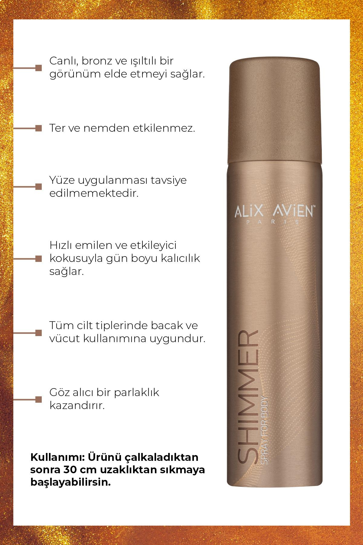 Işıltılı Vücut Spreyi - Shimmer Spray For Body - 75 ml