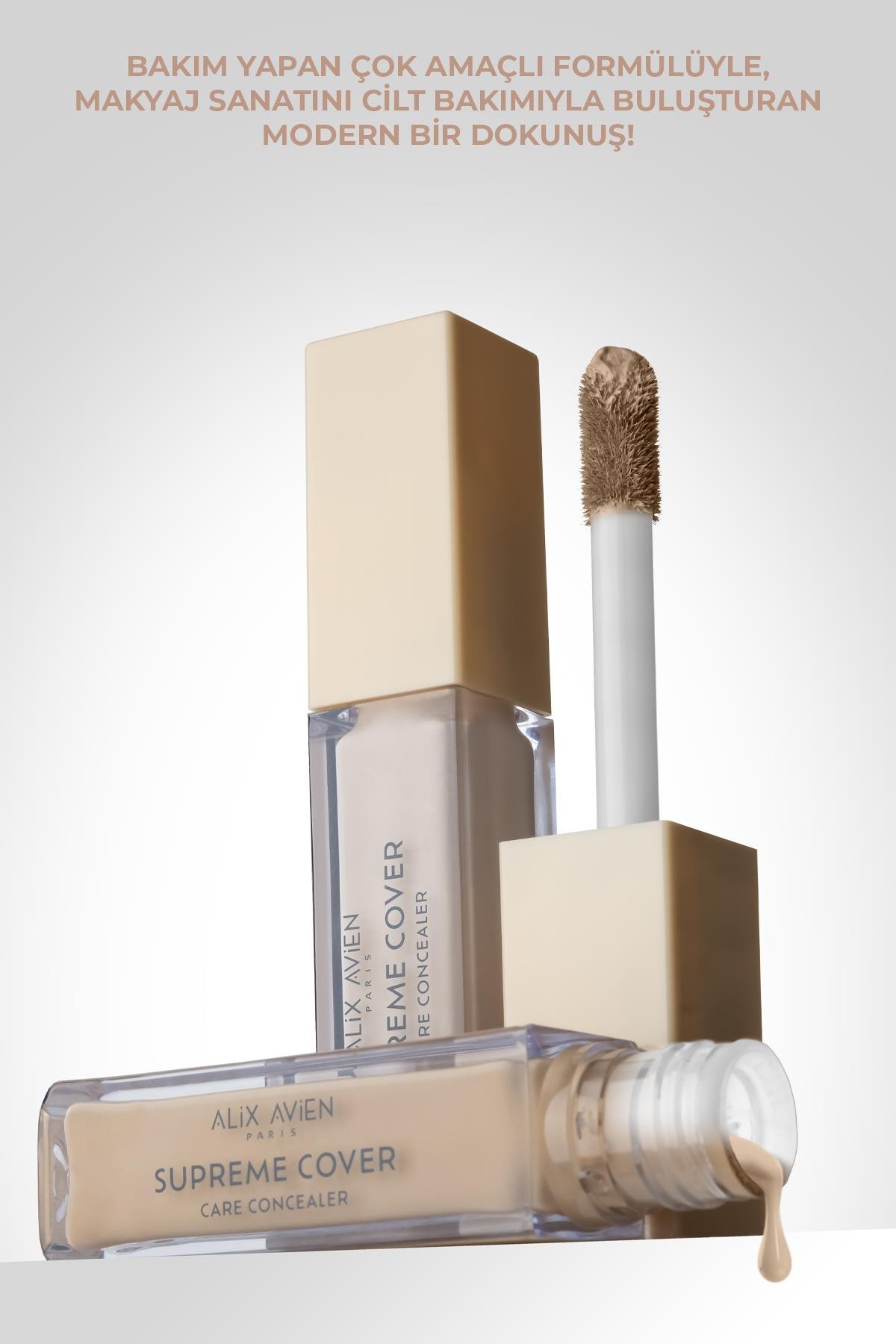 Kalıcı,Nemlendirici,Hücre Onarıcı Leke Karşıtı Kapatıcı - Supreme Cover Concealer 906 Blushing Rose