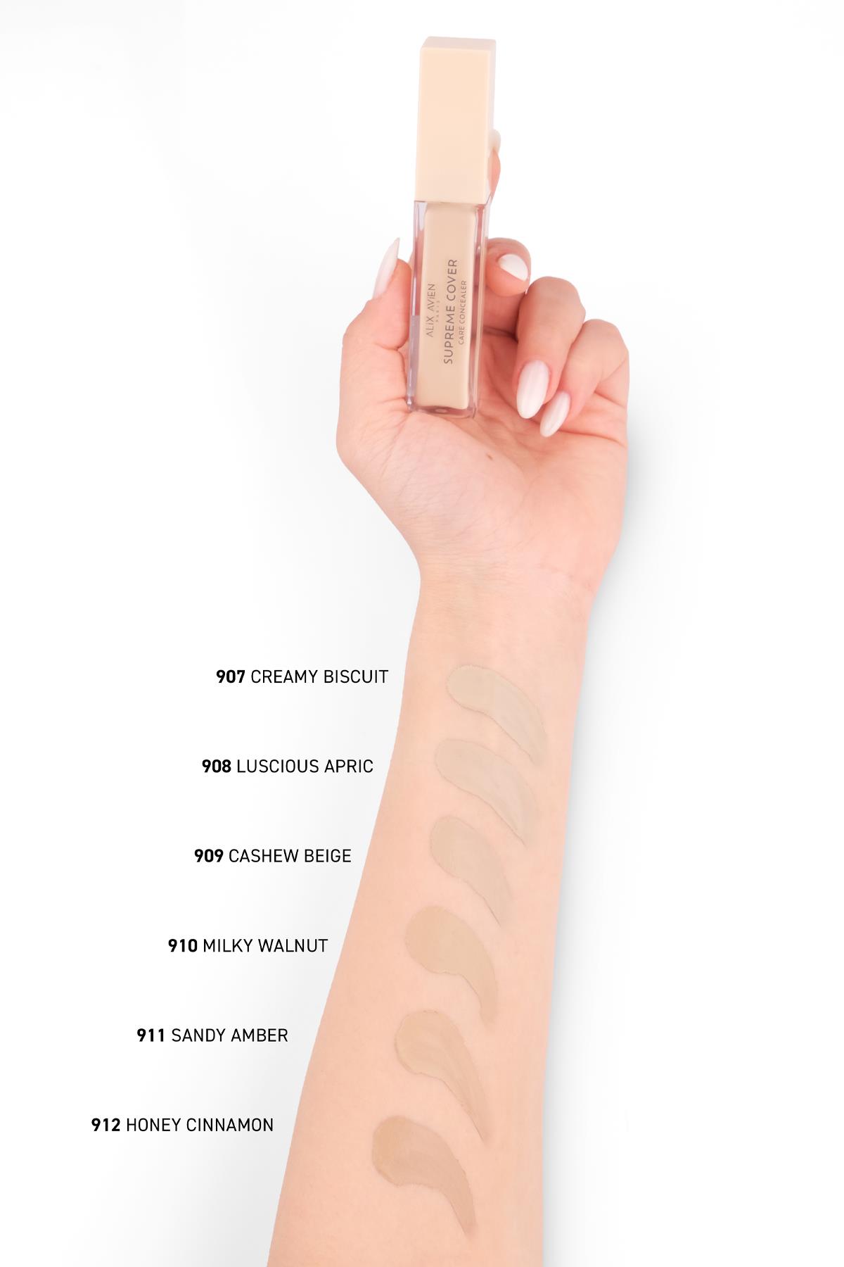 Kalıcı,Nemlendirici,Hücre Onarıcı Leke Karşıtı Kapatıcı - Supreme Cover Concealer 907 Creamy Biscuit