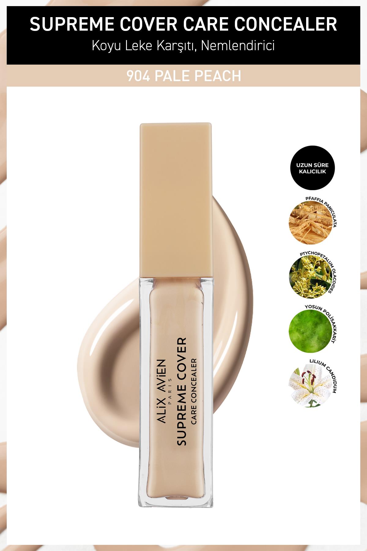 Kalıcı,Nemlendirici,Hücre Onarıcı Leke Karşıtı Kapatıcı - Supreme Cover Concealer 904 Pale Peach