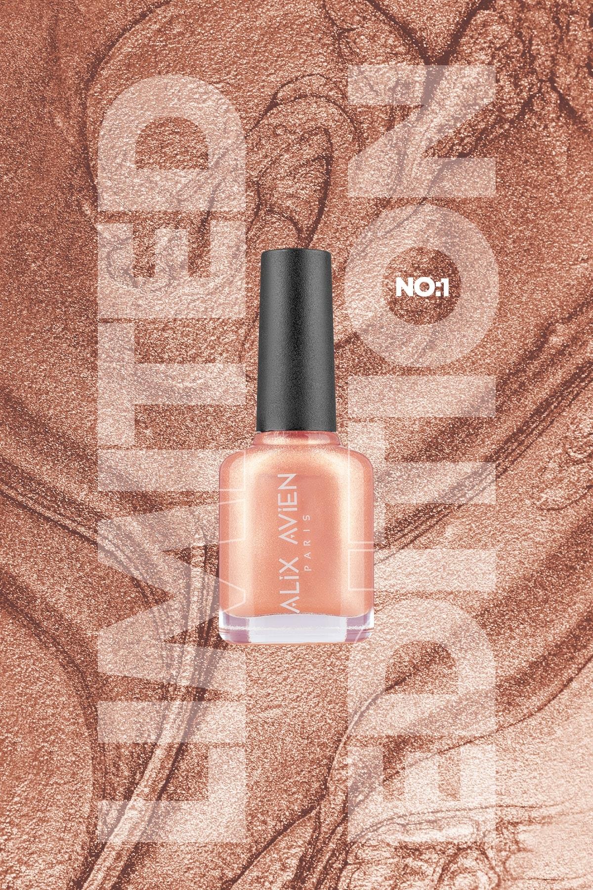 Limited Edition Sedefli Bej Oje-Yüksek Pigmentli Uzun Süreli Kalıcı Hızlı Kuruma-Nail Lacquer No:1