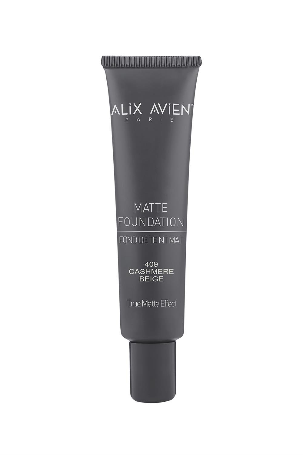 Mat Fondöten - Yüksek Kapatıcı Uzun Süre Kalıcı Etki - Matte Foundation 409 Cashmare Beige 40 ml