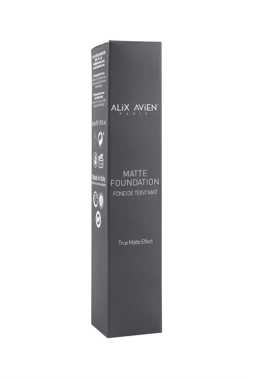 Mat Fondöten - Yüksek Kapatıcı Uzun Süre Kalıcı Etki - Matte Foundation 409 Cashmare Beige 40 ml