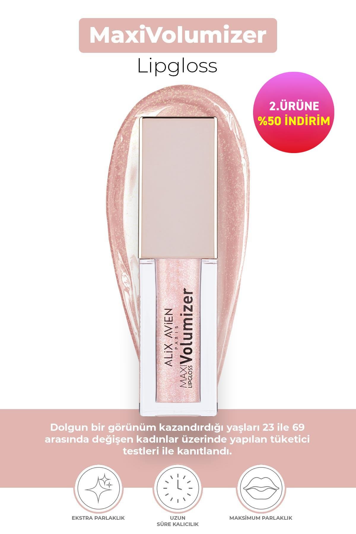 Maxivolumizer Lipgloss 203 - Magical Dust - Kalıcı ve Nemlendirici Ruj - Dolgunlaştırıcı Etki