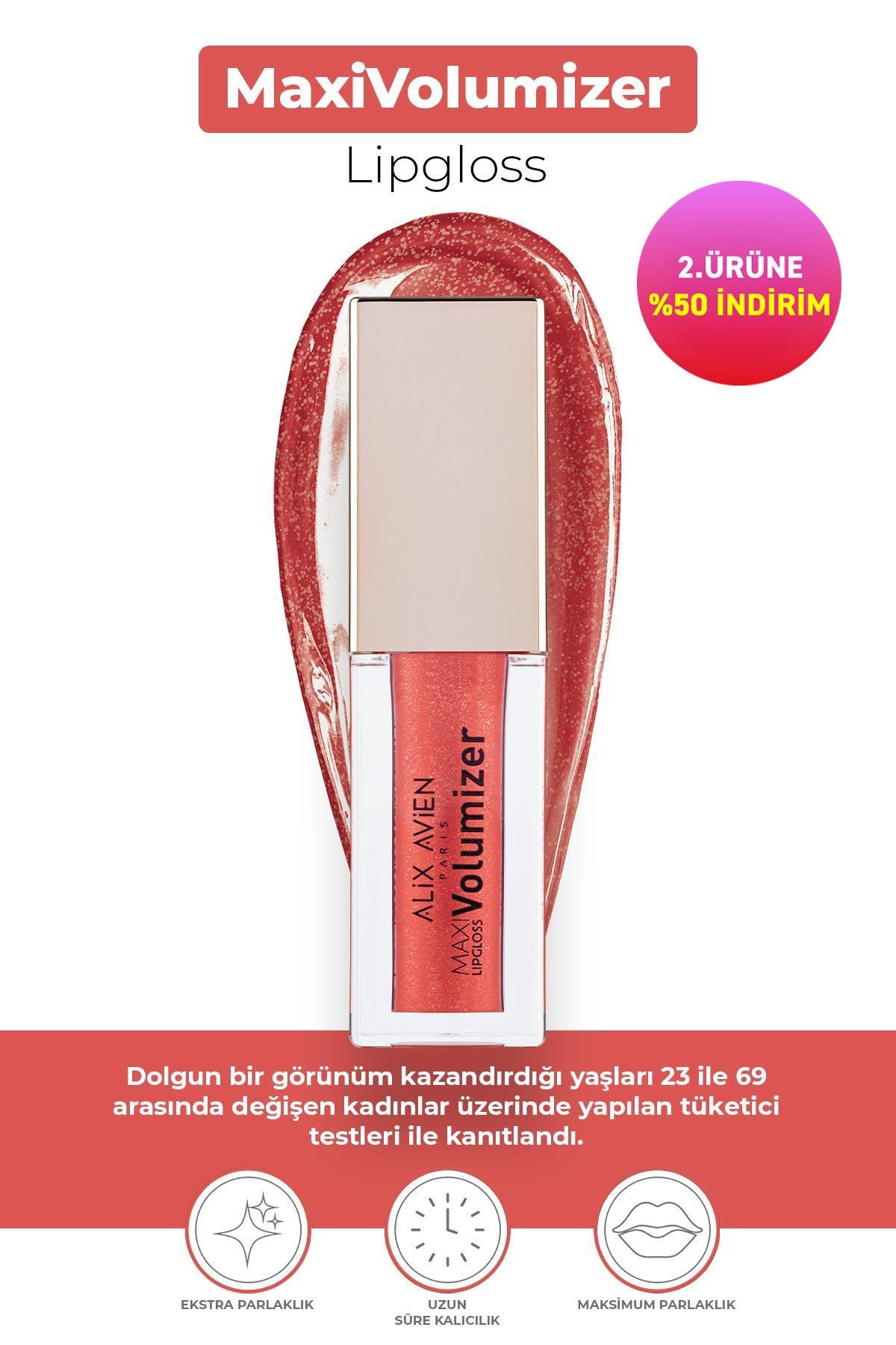 Maxivolumizer Lipgloss 217 - Pomegranate Blossom - Kalıcı ve Nemlendirici Ruj - Dolgunlaştırıcı Etki