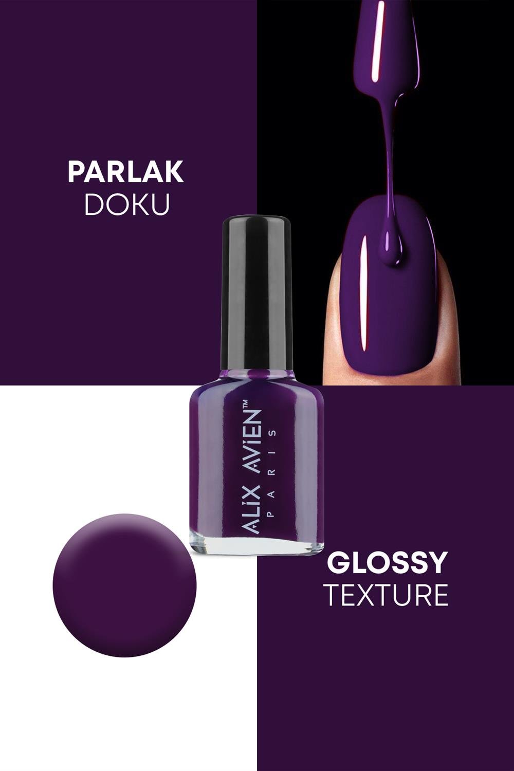 Mor Oje 20  - Uzun Süreli Kalıcılık Hızlı Kuruma - Nail Lacquer 20