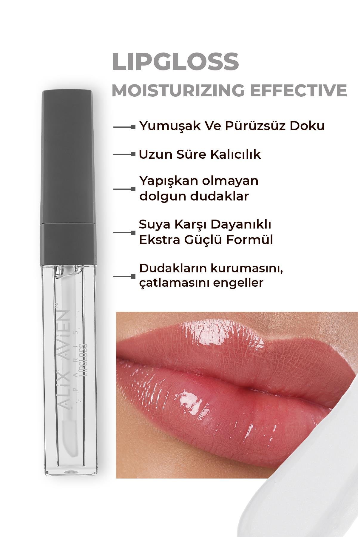 Nemlendirici Etki Yapışkanlık Hissi Bırakmayan Dudak Parlatıcı - Lipgloss 07 Glossy Purity