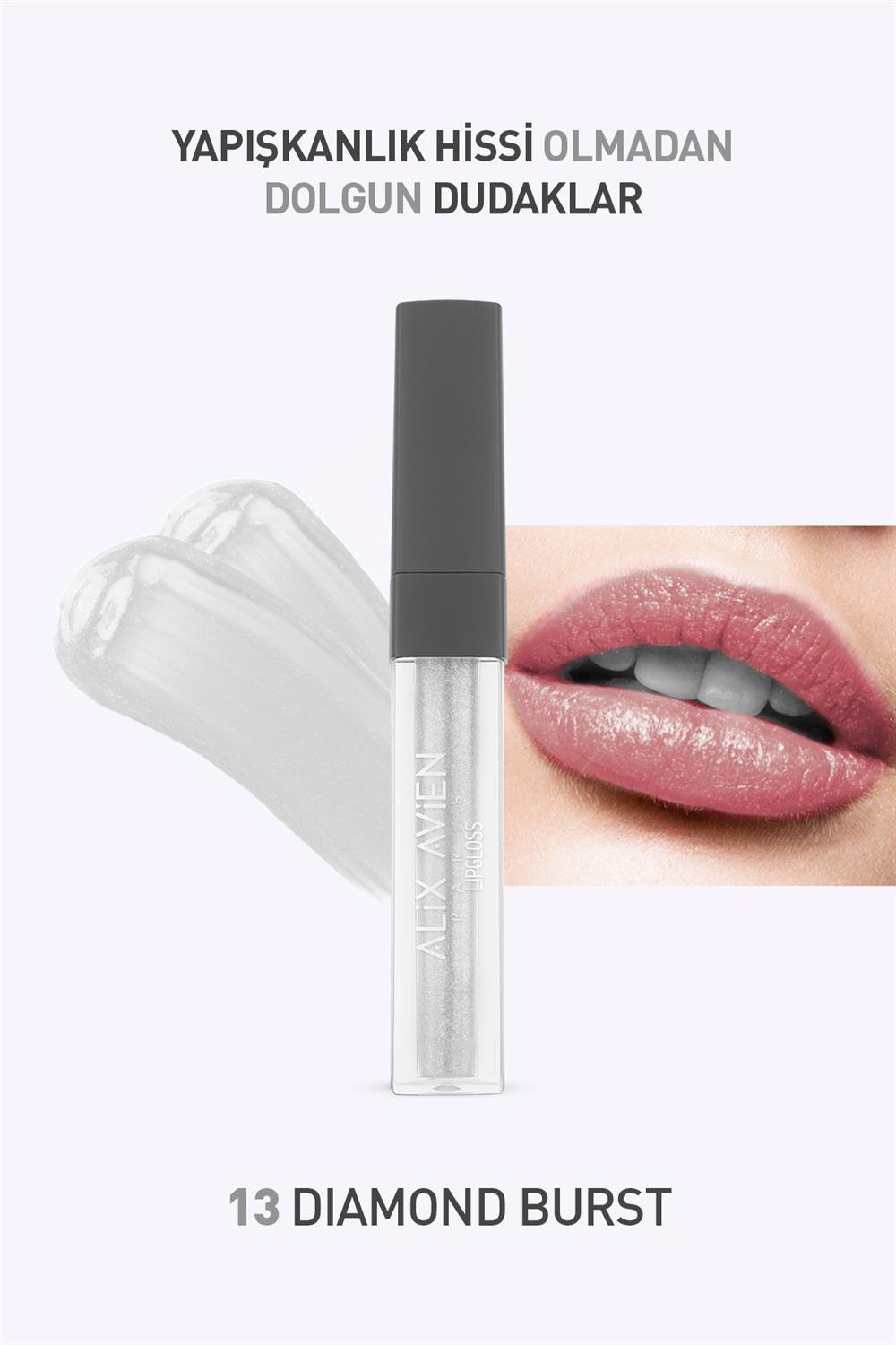 Nemlendiricili Dudak Parlatıcısı - Lipgloss 13 Diamond Burst