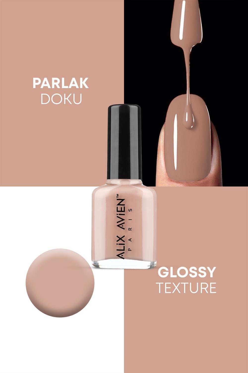 Nude Oje 49 - Uzun Süreli Kalıcılık Hızlı Kuruma - Nail Lacquer 49
