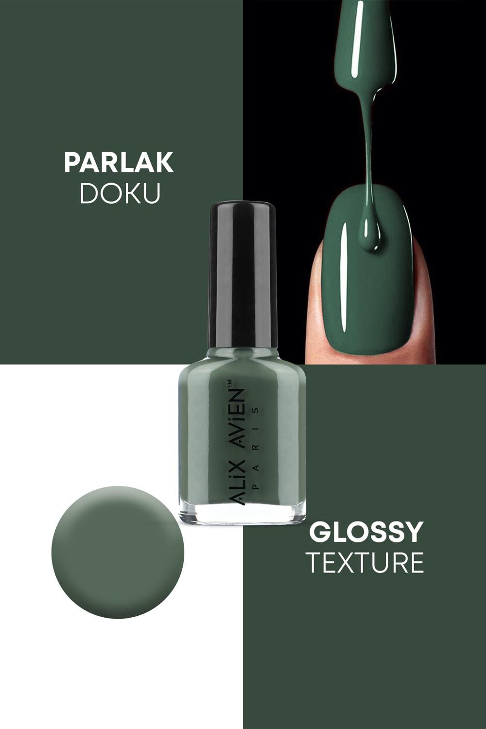 Soluk Yeşil 110 - Uzun Süreli Kalıcılık Hızlı Kuruma - Nail Lacquer 110
