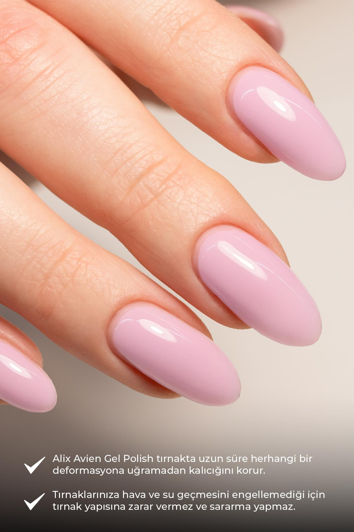 UV Kalıcı Açık Pembe Jel Oje 09 - Gel Polish - 12 ml