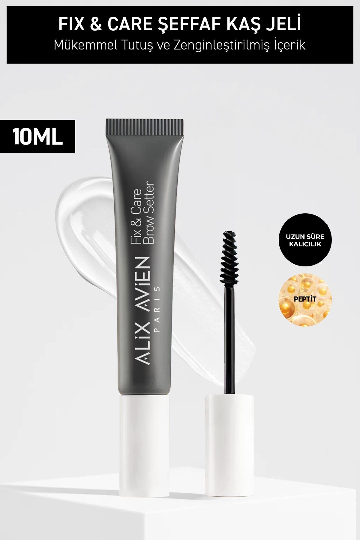 Uzun Süre Kalıcı Doğal Hacim Veren Besleyici Kaş Sabitleyici Bakım Jeli - Fix & Care Brow Setter