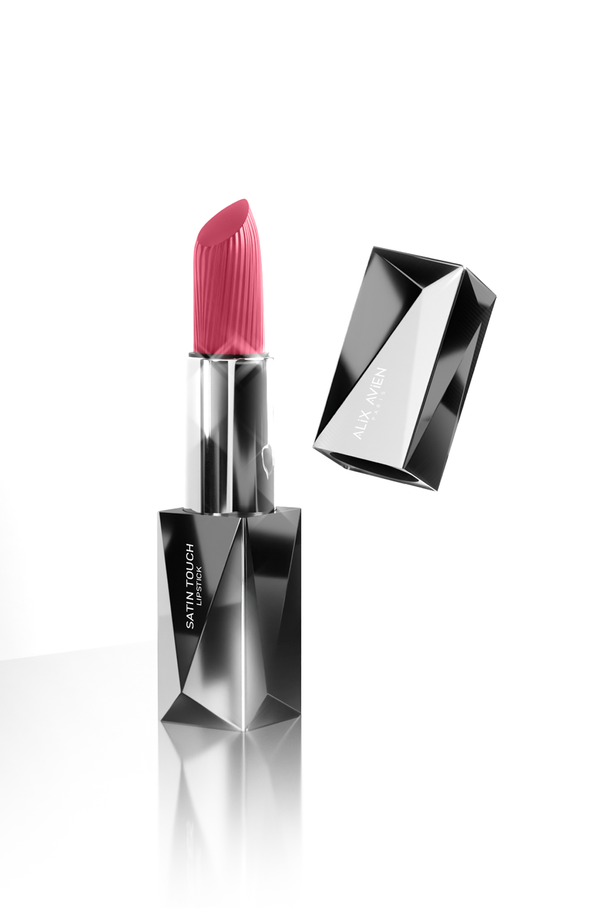 Uzun Süre Kalıcı Nemlendirici Pürüzsüz Etkili Yarı Mat Ruj - Satin Touch Lipstick 820 Bright Maroon