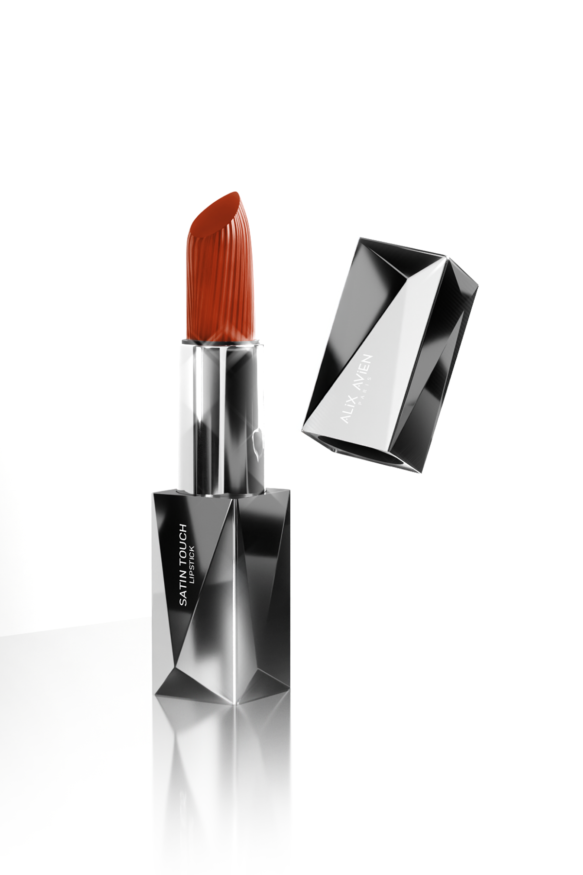 Uzun Süre Kalıcı Nemlendirici Pürüzsüz Etkili Yarı Mat Ruj - Satin Touch Lipstick 825 Satin Red