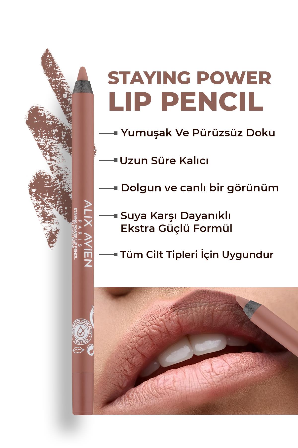 Uzun Süre Kalıcı Suya Dayanıklı Dudak Kalemi - Staying Power Lip Pencil 51 Pinky Beige