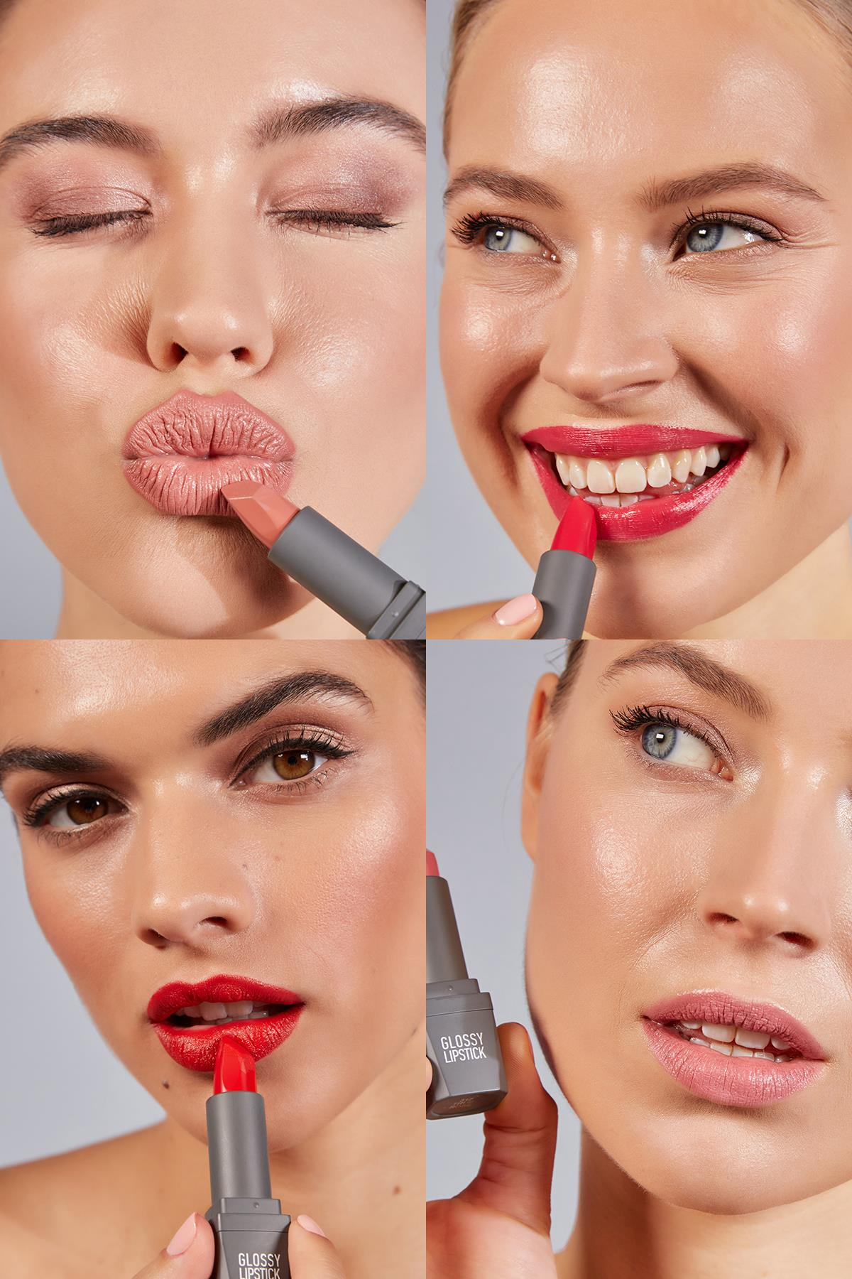 Uzun Süre Kalıcı Yoğun Renk Veren Nemlendirici Parlak Ruj - Glossy Lipstick 308 Terracotta Nude