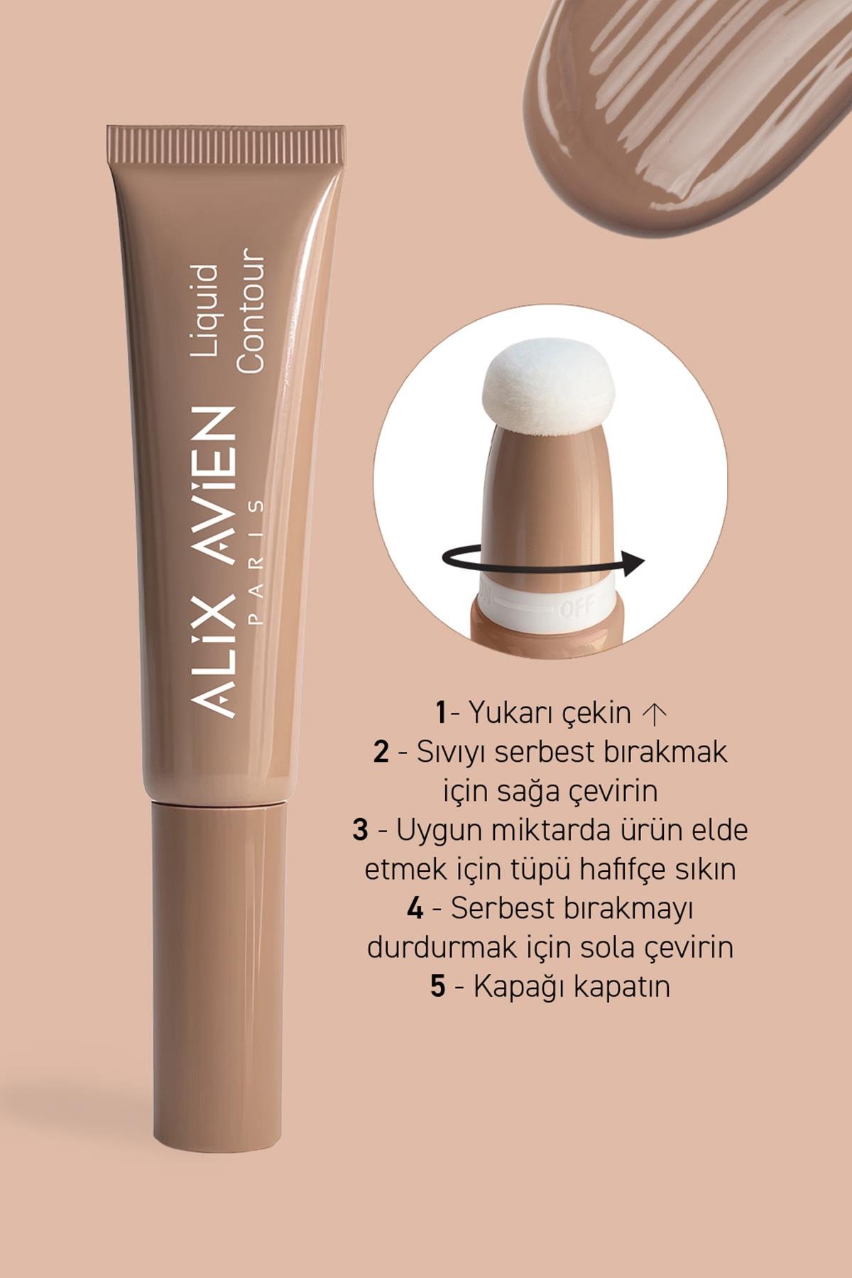 Yaşlanma Karşıtı E Vitaminli Nemlendiren Kremsi Likit Kontür - Liquid Contour 102 Soft Brown