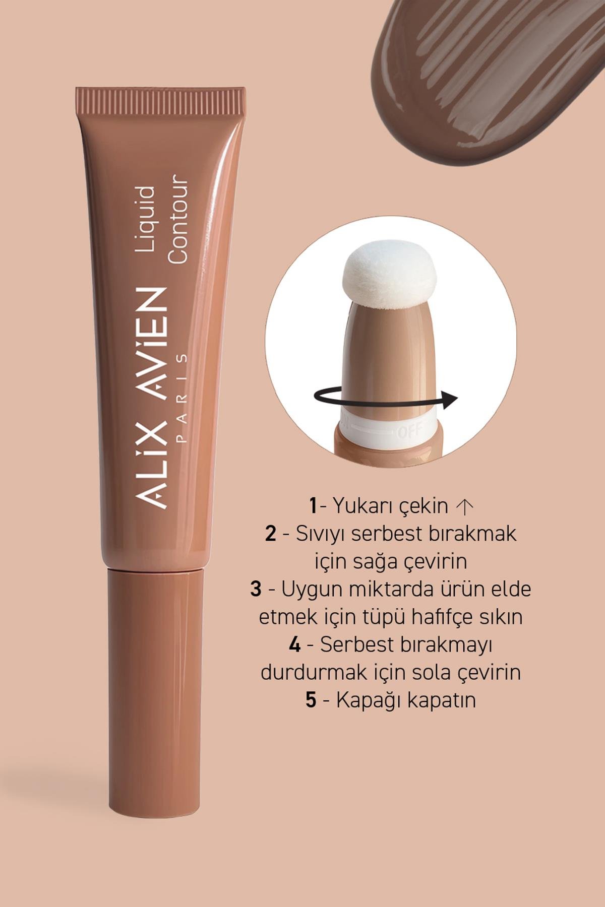 Yaşlanma Karşıtı E Vitaminli Nemlendiren Kremsi Likit Kontür - Liquid Contour 104 Mahogany