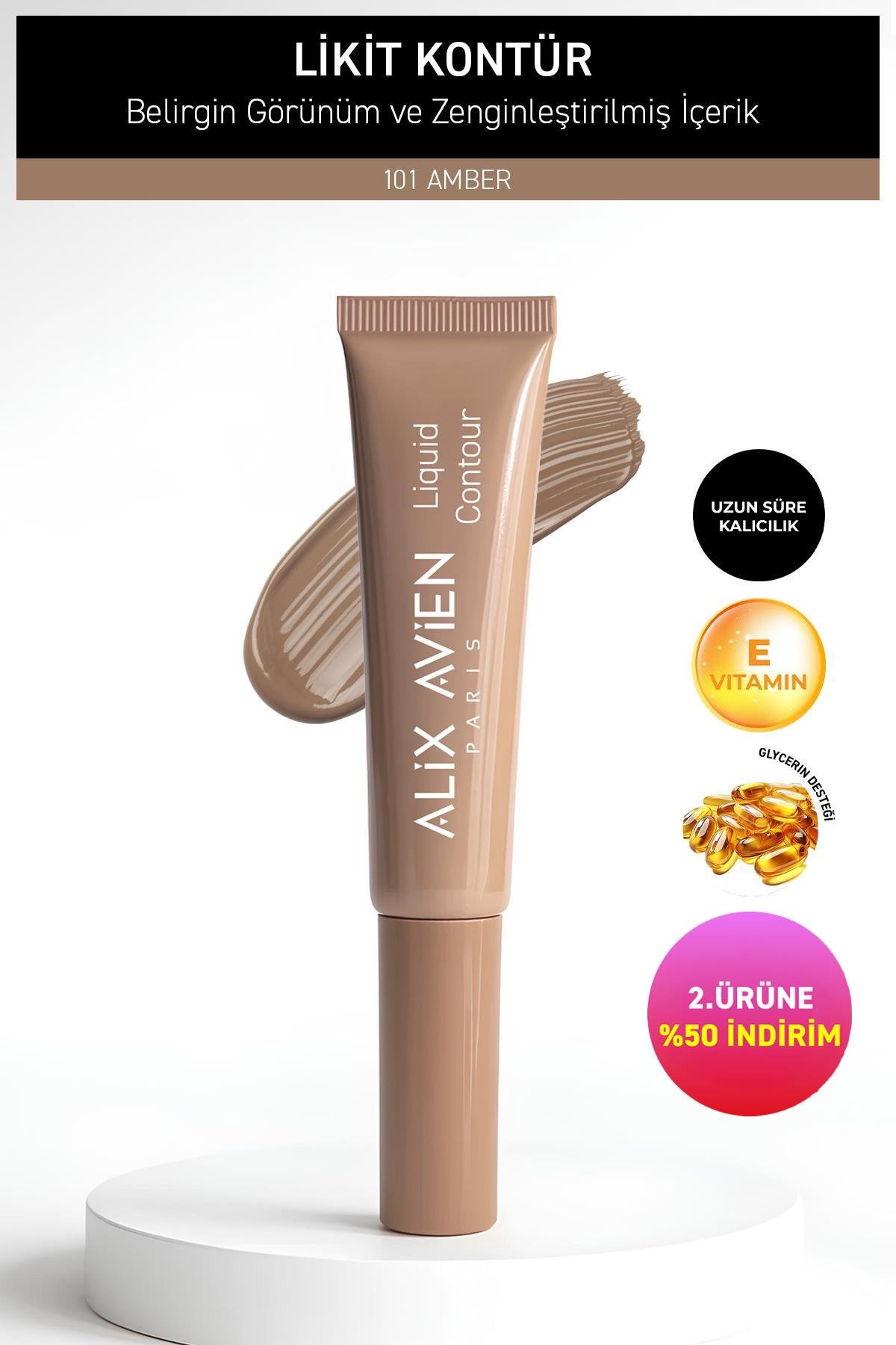 Yaşlanma Karşıtı E Vitaminli Nemlendiren Kremsi Likit Kontür - Liquid Contour 101 Amber