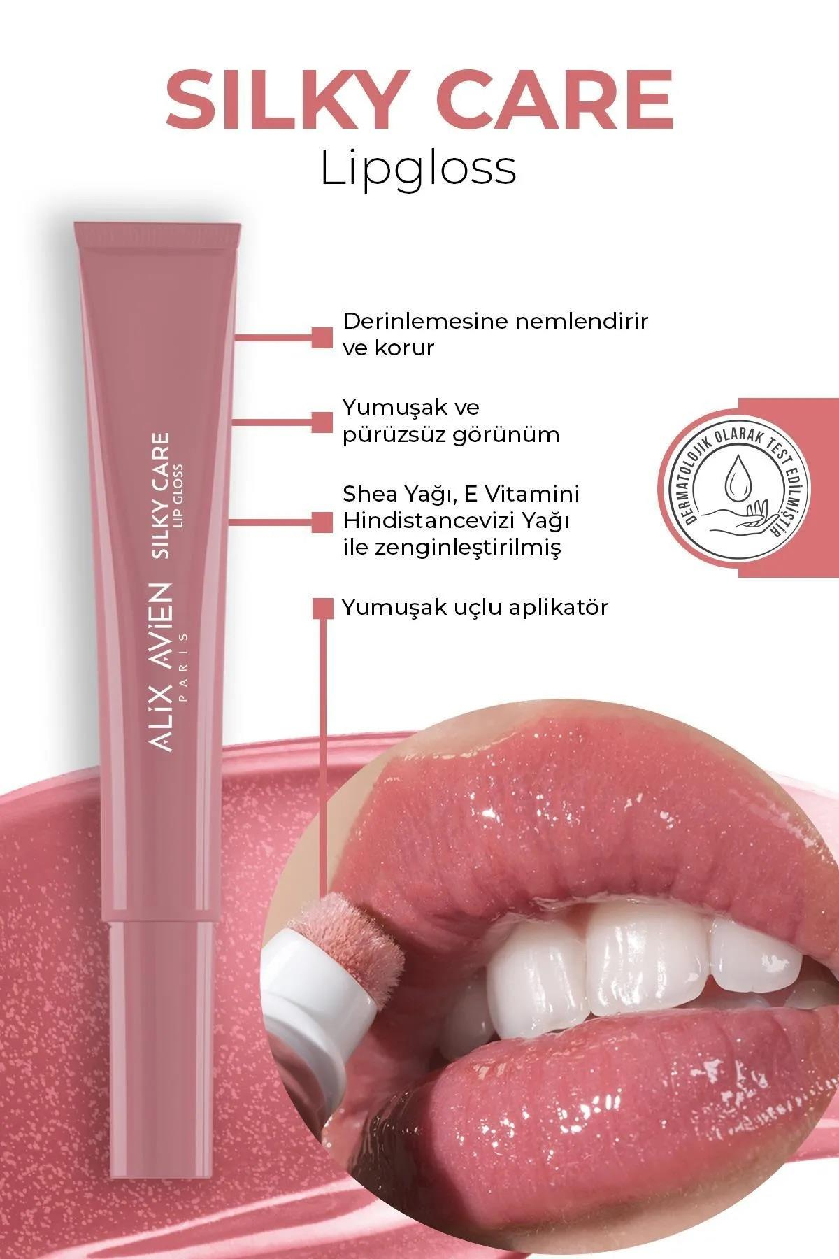 Yoğun Pigment Veren Uzun Süre Kalıcı Dolgunlaştırıcı, Nemlendirici Etkili Akmayan Pembe Makyaj Seti