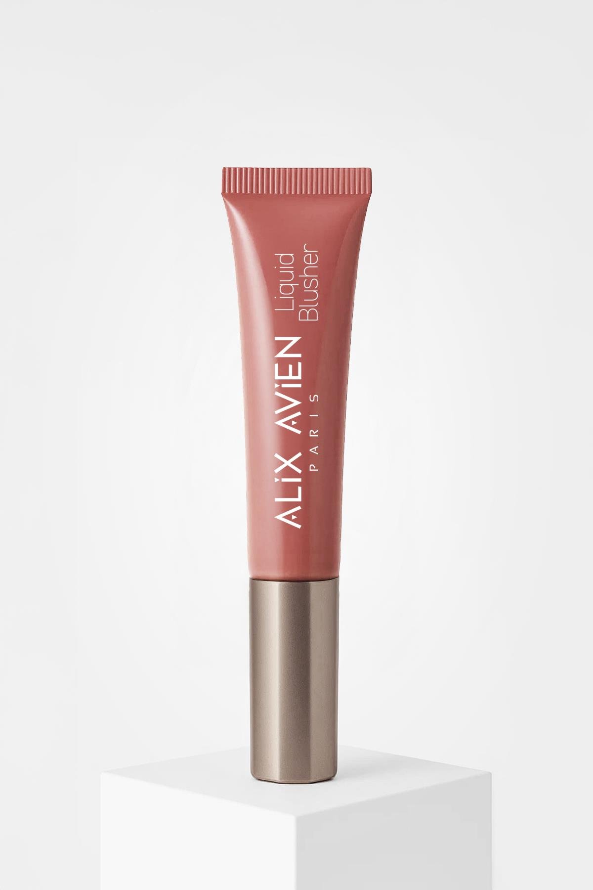 Yoğun Pigmentli E Vitaminli Mat Bitişli Kremsi Likit Allık - Liquid Blusher 06 Dried Rose