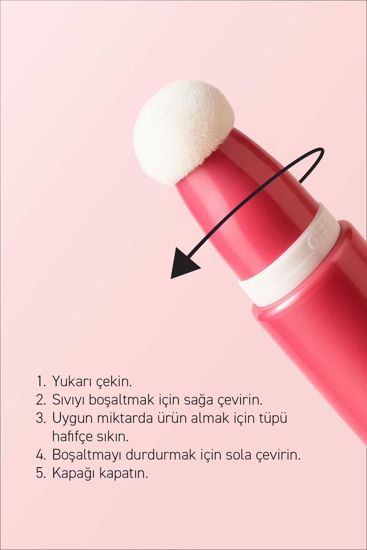 Yoğun Pigmentli E Vitaminli Mat Bitişli Kremsi Likit Allık - Liquid Blusher 04 Pinkish Terracotta