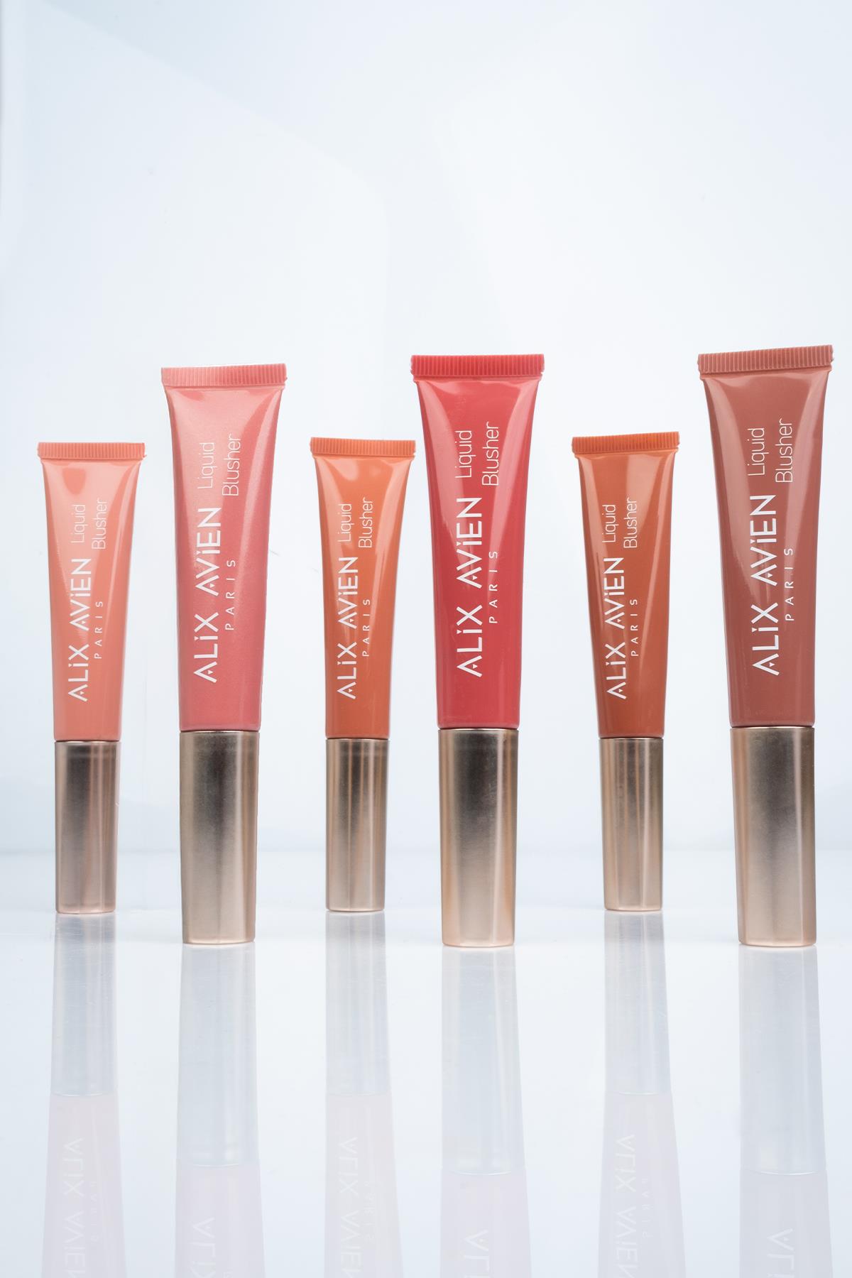 Yoğun Pigmentli E Vitaminli Mat Bitişli Kremsi Likit Allık - Liquid Blusher 06 Dried Rose