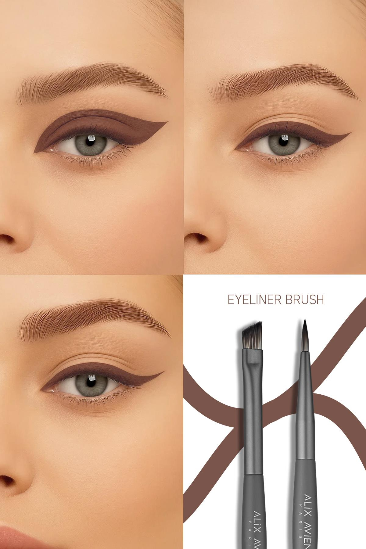 Yüksek Pigmentli Suya Dayanıklı Uzun Süre Kalıcı Mat Jel Eyeliner -Intense Gel Liner 03 Russet Brown