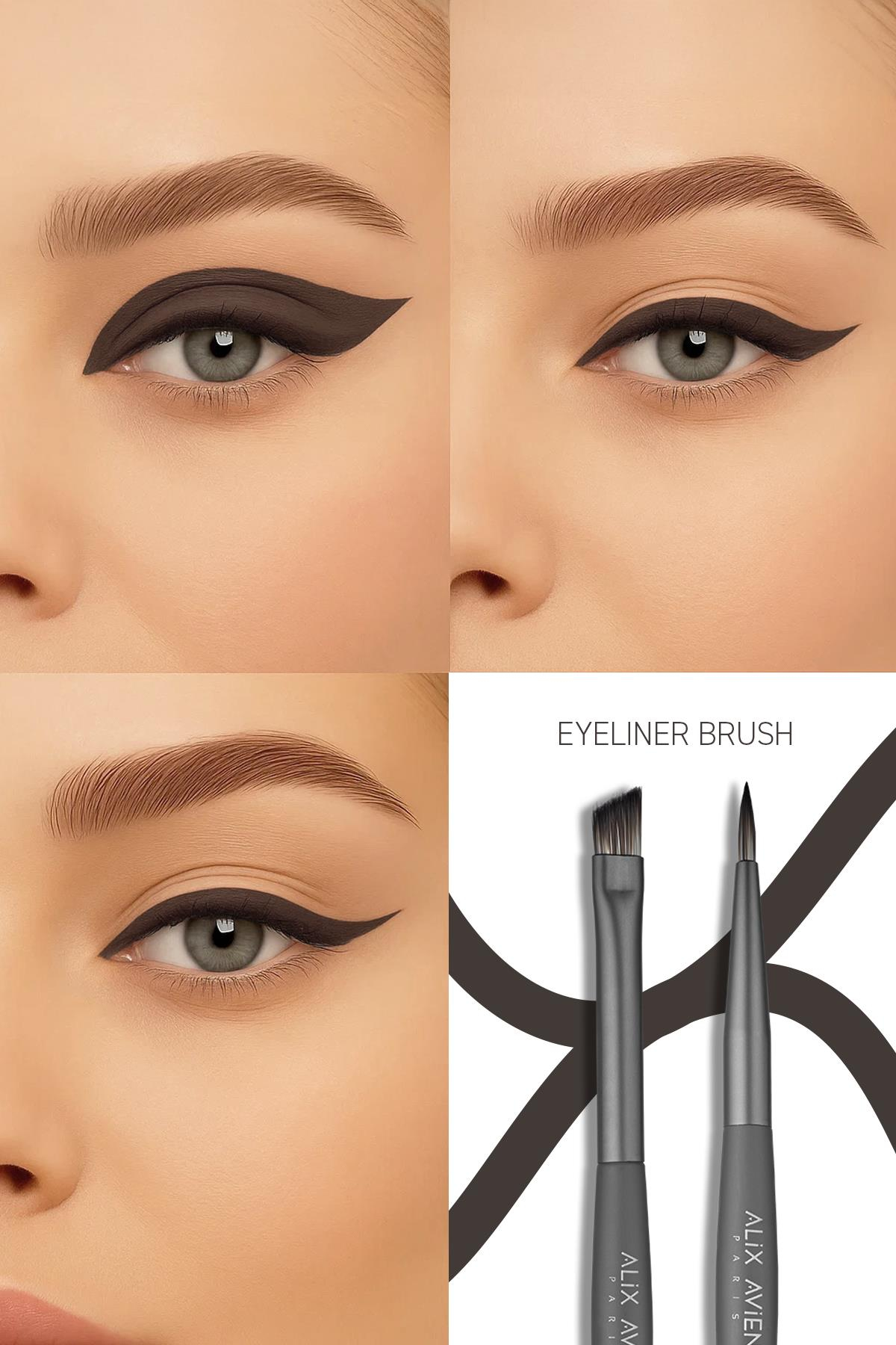 Yüksek Pigmentli Suya Dayanıklı Uzun Süre Kalıcı Mat Jel Eyeliner - Intense Gel Liner 04 Onyx Brown