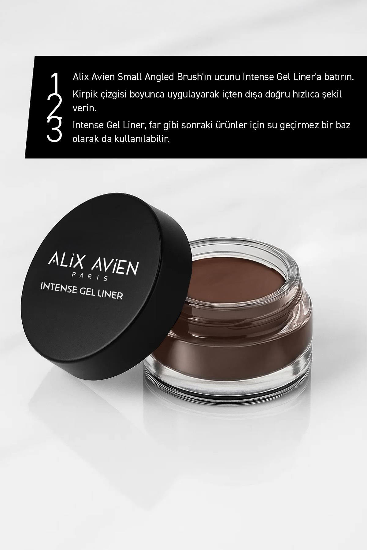 Yüksek Pigmentli Suya Dayanıklı Uzun Süre Kalıcı Mat Jel Eyeliner - Intense Gel Liner 02 Deep Mohang