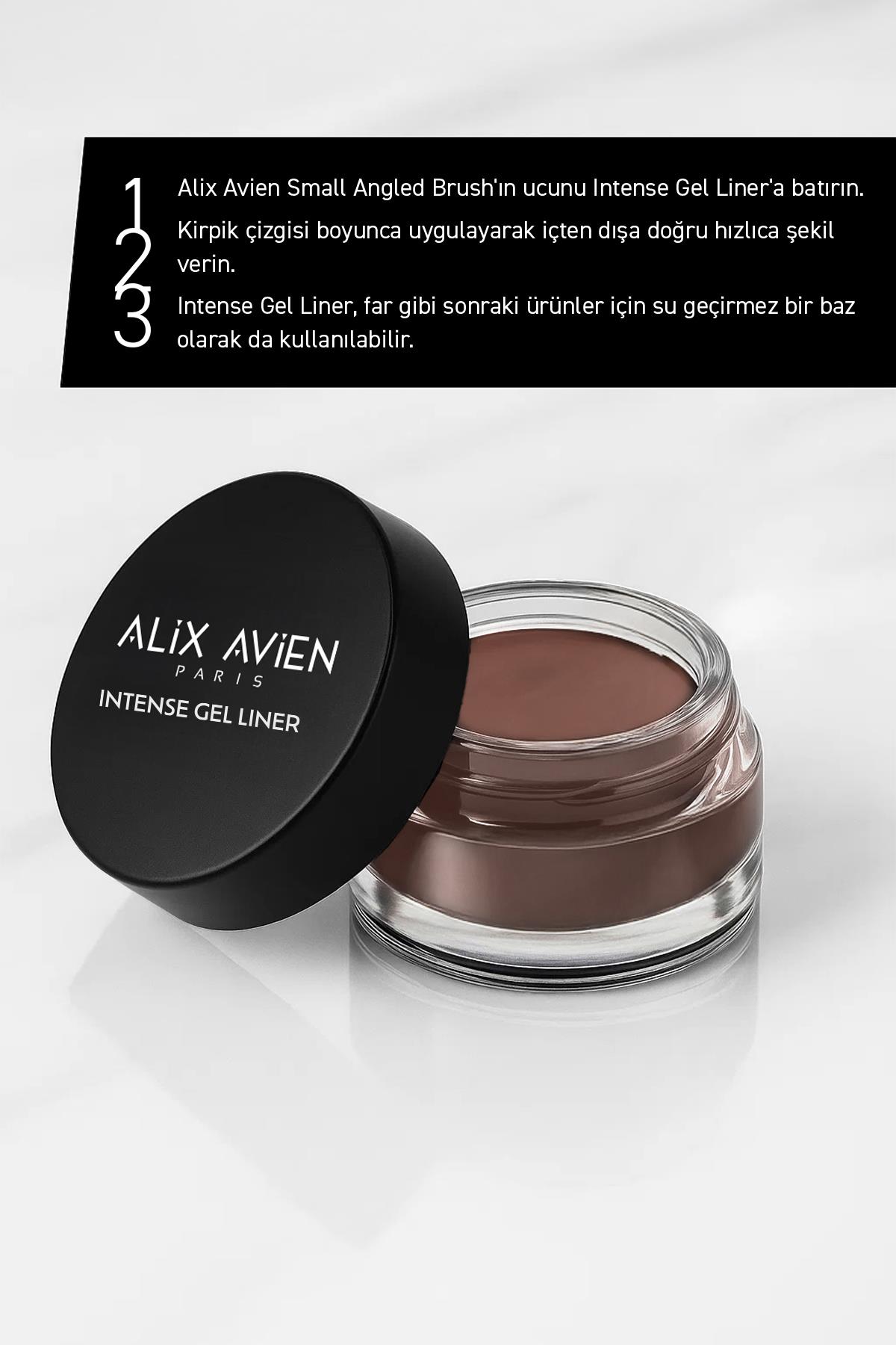 Yüksek Pigmentli Suya Dayanıklı Uzun Süre Kalıcı Mat Jel Eyeliner -Intense Gel Liner 03 Russet Brown
