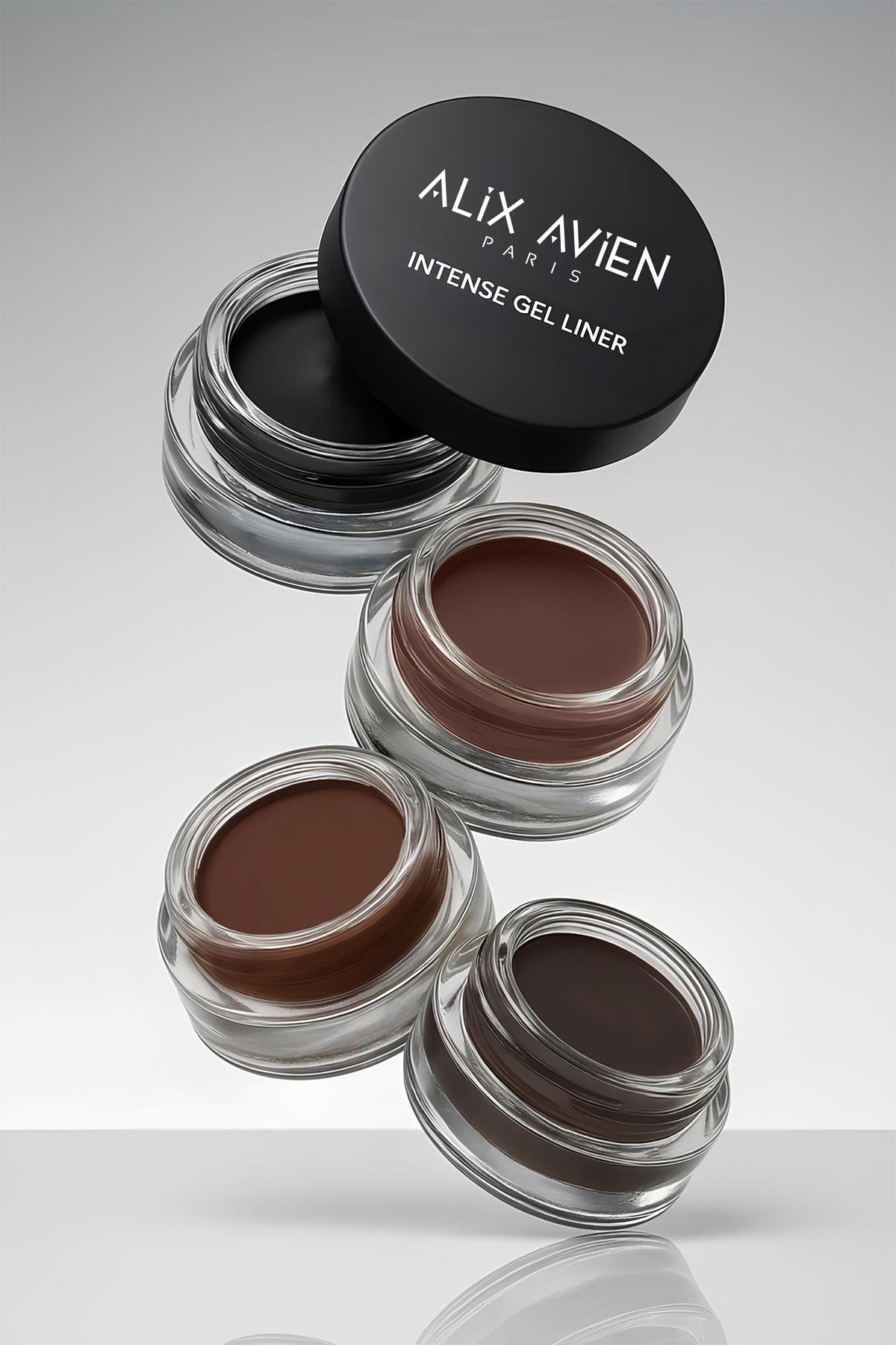 Yüksek Pigmentli Suya Dayanıklı Uzun Süre Kalıcı Mat Jel Eyeliner - Intense Gel Liner 01 Black