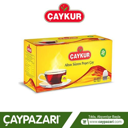 ÇAYKUR ALTIN SÜZEN BARDAK POŞET 50 GR.