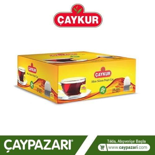 ÇAYKUR ALTIN SÜZEN BARDAK POŞET ÇAY 200 GR.