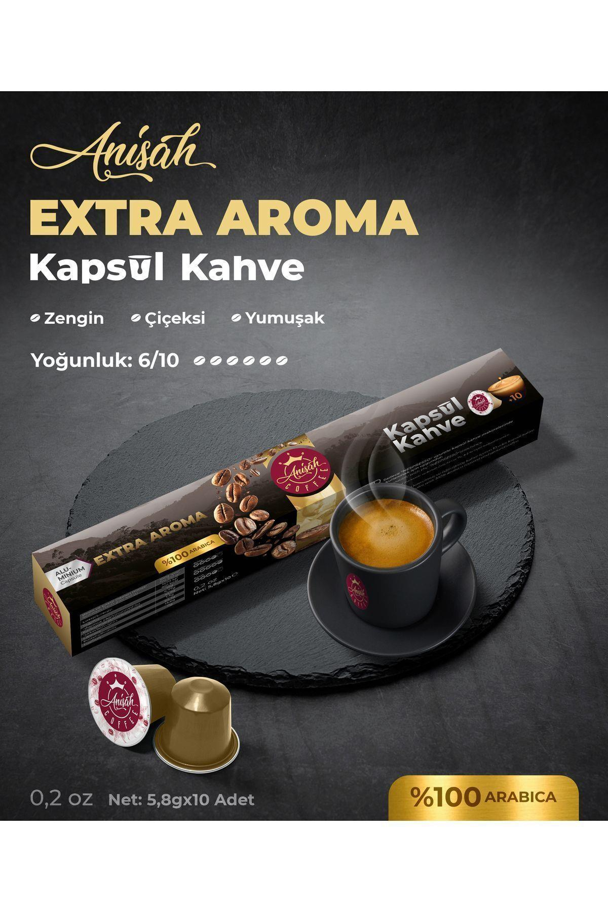 Anisah Coffee Kapsül Kahve Seti Bolivar Genoa Romeo ve Extra Aroma 40 Adet - ANISAH COFFEE