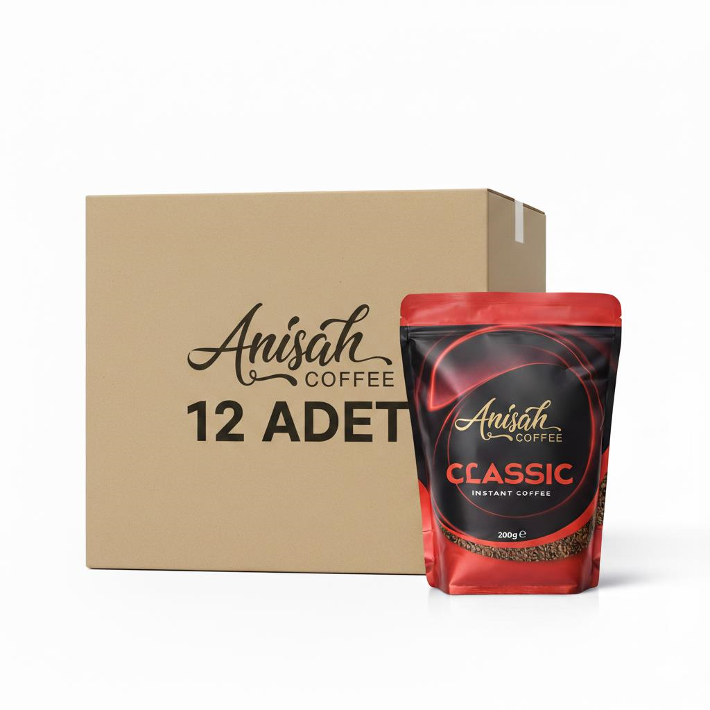 ANISAH KLASİK GRANÜL KAHVE 200g *12 Adet - ANISAH COFFEE
